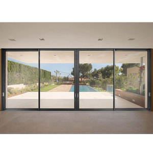 Cách âm 12 chân đa Bảng điều chỉnh nhôm cửa trượt màu lowes trượt kính Patio cửa giá - Product Image 5