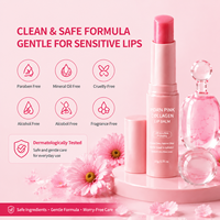 Baume à lèvres hydratant brillant PDRN au collagène rose, stick hydratant repulpant, soin des lèvres K-Beauty pour tous types de lèvres 10g