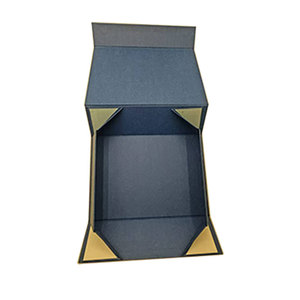 Cajas Magnéticas Plegables de Cartón de Papel de Fibra de Bambú Azules, <span class=keywords><strong>Caja</strong></span> Plegable Resistente con Cierre Magnético - Product Image 3
