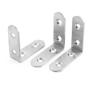 Custom Metal Bracket Black Powder Coat Sheet Metal Angle Brackets Wood Connector Hardware Metal Bracket