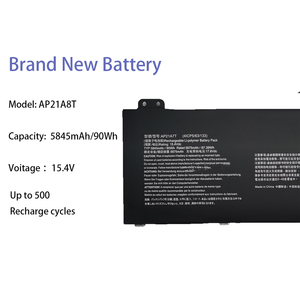 Batterie d'ordinateur portable AP21A8T AP21A7T KT0040G014 pour <span class=keywords><strong>Acer</strong></span> <span class=keywords><strong>Predator</strong></span> <span class=keywords><strong>Helios</strong></span> <span class=keywords><strong>300</strong></span> <span class=keywords><strong>PH317</strong></span>-56-78LY AP21A5T 15.4V/5845mAh 90Wh - Product Image 2