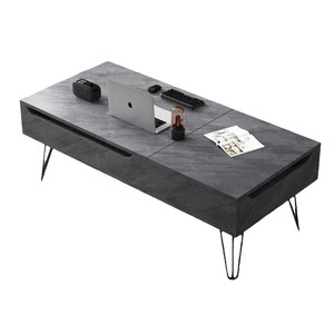 Wooden Coffee Table With Height <b>Adjustment</b> Nordic Style Living Room Furniture Dual Purpose <b>Office</b> <b>Desk</b> For Home Use - Product Image 5