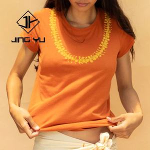 เสื้อยืดลายฮาวาย คอกลม ทรงพอดีตัว ผ้าฝ้ายออร์แกนิค รุ่นพื้นฐาน รับสั่งทำพิเศษ ลดราคาพิเศษ 2025 - Product Image 3