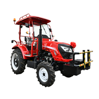 Potente Tractor Agrícola de 80HP con Tracción 4x4, Cabina con Aire Acondicionado, Fuerte Presión Hidráulica y Alta Capacidad de Elevación para Arado de Campos