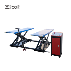 मिनी इलेक्ट्रिक कैंची लिफ्ट मध्य-वृद्धि कार लिफ्ट 1200 मिमी अधिकतम लिफ्ट ऊंचाई - Product Image 2