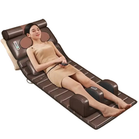 Matelas de massage chauffant et vibrant électrique 2025 pour le dos et le corps entier, idéal pour la maison et le bureau, réglable