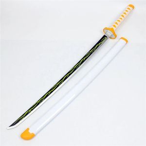 Sabre <span class=keywords><strong>Katana</strong></span> en Bois de 104 cm de Inosuke, Zenitsu, Tanjiro, Jouet, Accessoires de Cosplay pour Fête d'Anime - Product Image 5