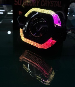 Kit Universal de Anillos de <span class=keywords><strong>Halo</strong></span> LED RGB de Cristal 5D de 2.5" y 3" para Faros Delanteros de Automóviles Lexus, Audi y Toyota, con Control por Aplicación - Product Image 2