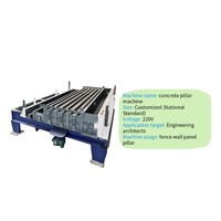 Máquina automática hidráulica para pilares de hormigón, línea de fabricación de postes de cemento, extrusora de columnas de valla pretensadas, equipo agrícola de alta resistencia