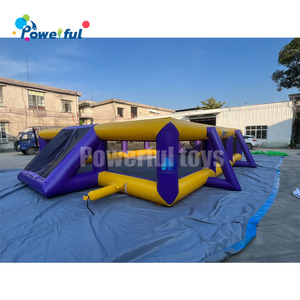 Portátil 12x8m PVC impermeable <span class=keywords><strong>inflable</strong></span> campo de fútbol <span class=keywords><strong>Mini</strong></span> cancha de fútbol objetivos para niños interior entrenamiento deportivo al aire libre - Product Image 5