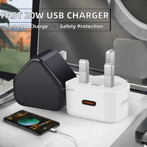 อะแดปเตอร์ชาร์จเร็ว 20W PD QC3.0 USB-C พร้อมระบบป้องกันไฟเกิน/กระแสเกิน สำหรับ 16/15/14 Pro Max และแล็ปท็อป (ปลั๊ก US/EU/UK) - Product Image 2