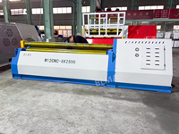 Machine de pliage à trois rouleaux CNC W11-8x2500, machine de laminage entièrement électrique en acier inoxydable, formage en une seule passe