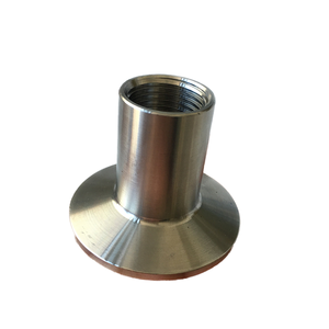 Adaptateur Tri-Clamp femelle en acier inoxydable vers raccord fileté NPT BSP, connecteur sanitaire, fabrication OEM sur mesure par Vartis Engineering - Product Image 1