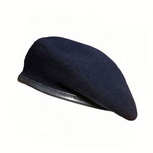 Boina Casual Unisex de Color Sólido 100% Lana, Venta al Por Mayor de Fábrica OEM - Product Image 4