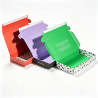 Boîte d'expédition en carton personnalisée imprimée recto-verso en couleur, type avion, pour emballage de cosmétiques, vêtements et cadeaux, vente en gros