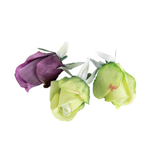 ดอกกุหลาบประดิษฐ์ CallaFloral สีเขียวอมม่วงอ่อน ทำด้วยมือ สำหรับตกแต่งงานแต่งงาน ฉากหลังถ่ายภาพ - Product Image 5