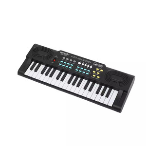 <b>Mini</b> Piano 37 Keys Electronic Keyboard For Children Musical Toy With Microphone BD 373 Black - Product Image 4