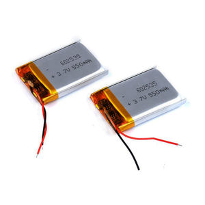 תקע נטענת <span class=keywords><strong>Lipo</strong></span> סוללה שמש Li יון פולימר ליתיום סוללה עם PCM 3.7V 602535 300mah 550mah <span class=keywords><strong>600mah</strong></span> - Product Image 1