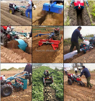 Machine à creuser au gingembre, tracteur à la marche, carillons pour citron et pommes de terre