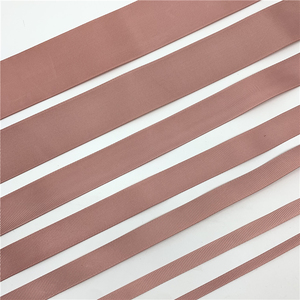 Tùy Chỉnh Handmade Quần Áo Satin Nhãn Burgundy Rose <span class=keywords><strong>Gold</strong></span> Quà Tặng Đầy Màu Sắc Ribbon Với Logo - Product Image 5