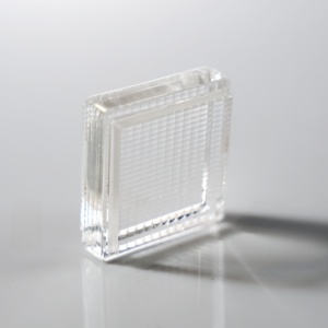 Lente <span class=keywords><strong>Fresnel</strong></span> Compuesta Rectangular Moldeada con Precisión Personalizada BO-GLASS, Vidrio de Borosilicato con Recubrimiento Antirreflectante para Iluminación de Escenario - Product Image 1