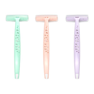 Rasoio Usa e Getta Premium per Donne con Striscia Lubrificante Idratante, Lama di Sicurezza in Acciaio Inossidabile Affilata per Corpo/Viso Sensibile - Product Image 6