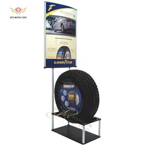 汽车服务店摩托车定制金属卡车轮胎车轮储物架地板轮胎展示架