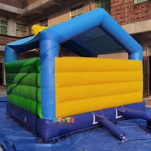Comercial azul PVC 3D personaje <span class=keywords><strong>Bob</strong></span> <span class=keywords><strong>esponja</strong></span> <span class=keywords><strong>hinchable</strong></span> Castillo de salto Casa de rebote inflable con soplador para niños - Product Image 4