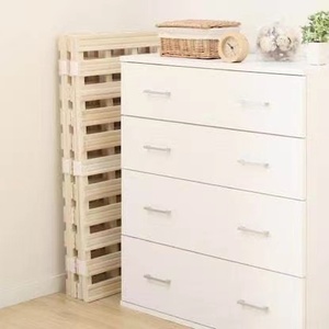 Lit pliant moderne en bois massif avec cadre à lattes bas, tapis de sol tatami écologique pour dormir au sol - Product Image 2