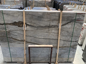 Dalle <span class=keywords><strong>de</strong></span> marbre gris Florence d'inspiration italienne naturelle avec des veines subtiles, directement <span class=keywords><strong>de</strong></span> l'usine - Product Image 1
