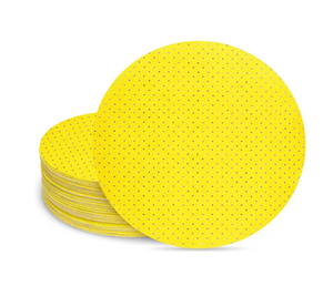 USA Kho Vận Chuyển Trong Vòng 24H 5Pcs Tường Thạch Cao Sanding Giấy satc 9Inch Vàng Sander Mài Mòn Đĩa Móc Và Vòng Lặp 220 # - Product Image 1