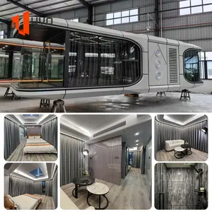 2024 UVO vente en gros Chine Maison de conteneur portable mobile Maison de capsule spatiale préfabriquée de luxe