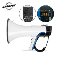 NUEVO Potente Plástico Recargable 100W Megafono Altavoz Megáfono CA