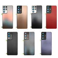 Coques arrière de téléphone portable, couvercle de batterie pour Samsung S21 Plus S21 Ultra