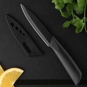 <span class=keywords><strong>Set</strong></span> di <span class=keywords><strong>Coltelli</strong></span> da Cucina Antiaderenti in <span class=keywords><strong>Titanio</strong></span> Nero, <span class=keywords><strong>Coltelli</strong></span> da Chef Affilati in Acciaio Inossidabile - Product Image 1