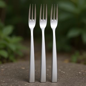 Juego de tenedores para postre de acero inoxidable de 3 piezas (15,9 cm) MIRAGE Cromo pulido F17PN0338 - Product Image 3