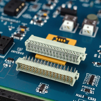 Conector Euro de 2.54mm, 10, 20, 30, 32, 48, 64, 94 Pines, Hembra/Macho, DIN 41612, Latón, PCB, Recto, Vertical, Ángulo Recto