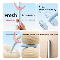 Fairy Wand Vibrator Waterdichte anale expander Intensieve stimulatie Verdovingspunt Climax Pen Volwassen vrouwelijk masturbatieproduct