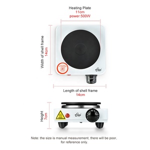Andong Offres Spéciales 500w un Brûleur portable <span class=keywords><strong>petit</strong></span> <span class=keywords><strong>électrique</strong></span> <span class=keywords><strong>voyage</strong></span> plaque <span class=keywords><strong>de</strong></span> cuisson chaude poêle - Product Image 3