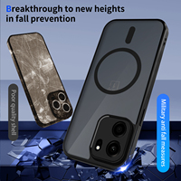 Coque de protection magnétique fine et mate en PC avec recharge sans fil pour OnePlus NORD CE6 5G/NORD CE5 1+15T/1+13