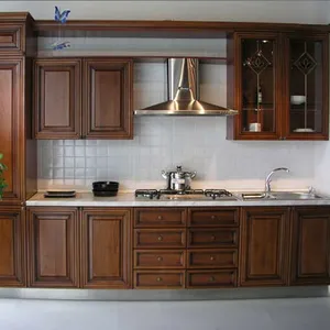 Direct from china classical natural maple shaker door kitchen cabinet design