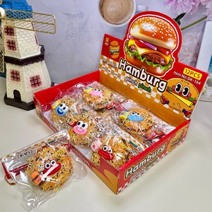 Nouveau Jouet Anti-Stress Squishy en Gros, Mini Frites et Hamburger Mignons de Dessin Animé, Jouet à Presser pour Étudiants, Boîte Mystère - Product Image 2