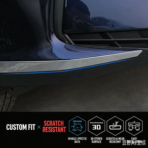 Stainless Steel Polished Anti-Collision Strip Front Headstock Bumper Anti-Scratch Trim RX200T RX300 RX450h - Product Image 2