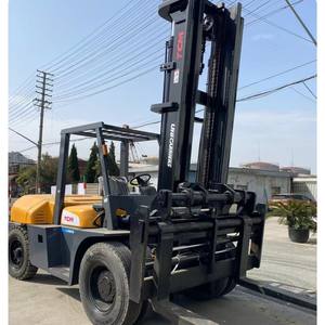 Montacargas Diésel Manual Usado de Japón, 10 Toneladas, 5 Toneladas, 8 Toneladas, Mástil de Una/Tres Etapas, Motor Mitsubishi/Komatsu/ISUZU en Venta - Product Image 1