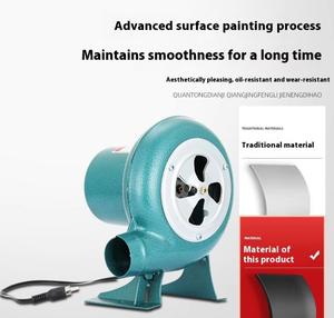 Tragbarer Outdoor 12V/220V DC/AC Batteriebetriebener Kleiner Elektrischer Luftgebläse mit Kunststoffblättern und Einstellbarer Geschwindigkeit für BBQ, OEM-Unterstützung - Product Image 5