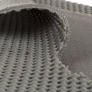 Переработанная широкая вязаная квадратная сетка, 3D Воздушная Прокладка, сэндвич-сетчатая ткань для автомобильного сиденья