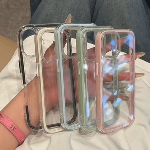 Coque transparente en acrylique pour téléphone portable, vente en gros du fabricant, compatible avec les modèles 11, 12, 13, 14, 15, 16, 17 Pro Max. - Product Image 1