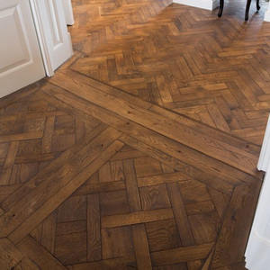 Suelo de Parqué Versailles Multicapa de Fresno, Resistente a los Arañazos, Impermeable, con Certificación CE, Grado ABC, 12mm 15mm 18mm, para Proyectos de Renovación - Product Image 1