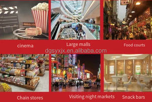 نموذج مسطح أواني اثنين التجارية الكهربائية وعاء مزدوج آلة الفشار غير لاصقة الفشار آلة كشك معدات الوجبات الخفيفة الترفيهية - Product Image 6