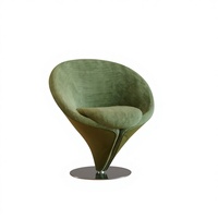 Fauteuil simple de style nordique, design créatif, pivotant, pour salon, tabouret de coiffeuse décontracté en bois, luxe léger